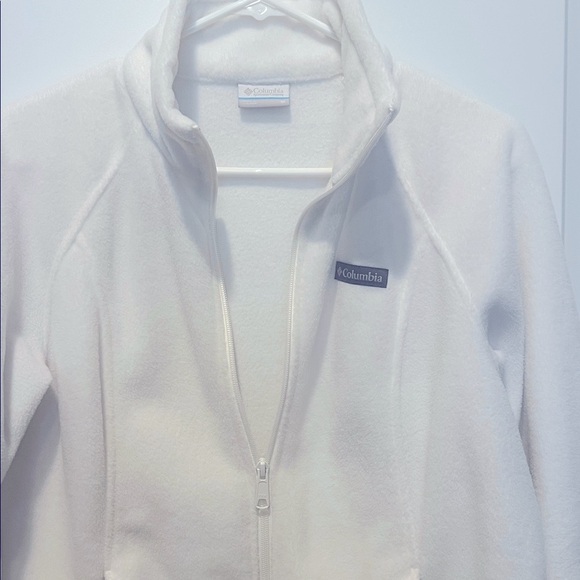 Columbia Polar Bear White Full-Zip Fleece Jacket - Picture 5 of 5